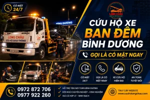 Cứu hộ xe ban đêm Bình Dương