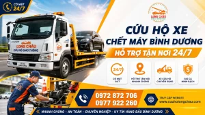 Cứu hộ xe chết máy Bình Dương