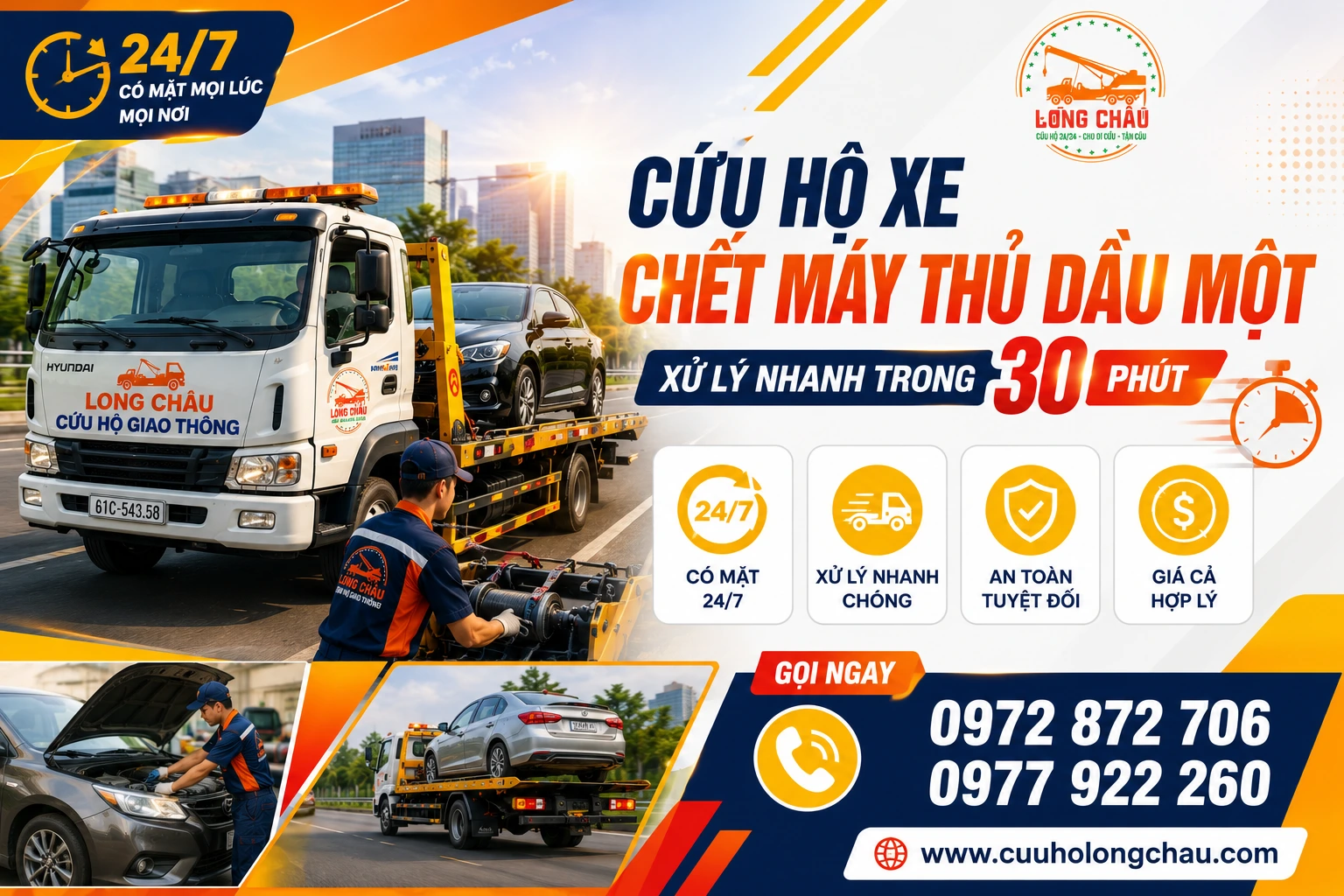 Cứu hộ xe chết máy Thủ Dầu Một